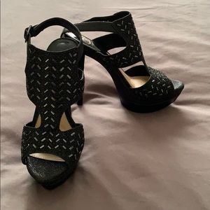 Gianni Bini sparkly platform heels